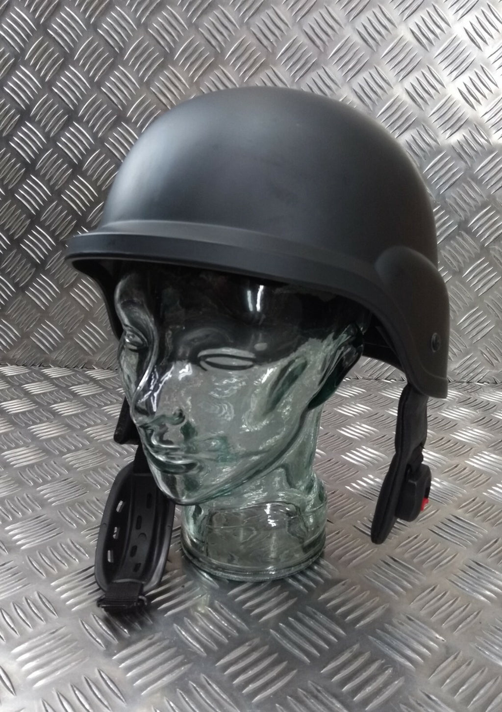 Genuine British Army Cadet Mk7 Style Fully Adjustable Helmet With Camo Cover