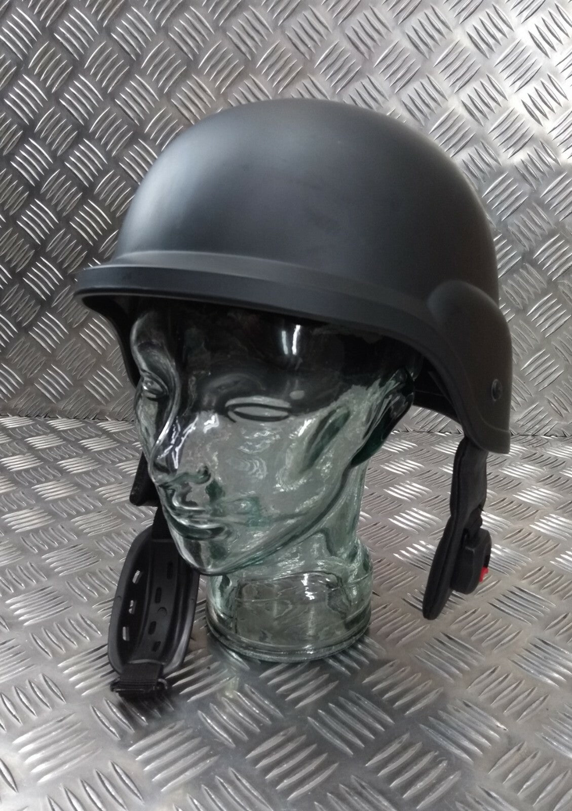 Genuine British Army Cadet Mk7 Style Fully Adjustable Helmet With Camo Cover