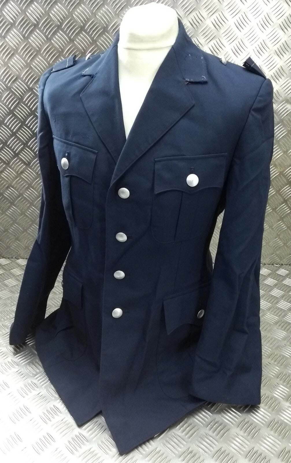 RAF Royal Air Force Vintage German Airforce Luftwaffe Dress Parade Jacket Bund De-Badged