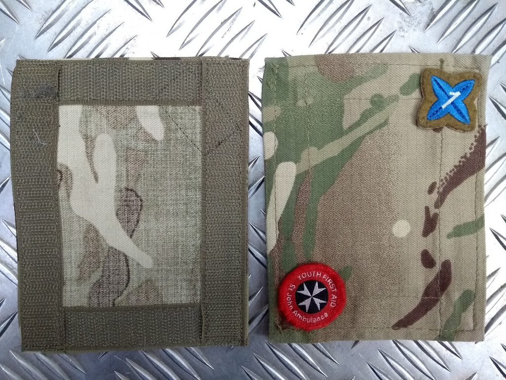 MTP Blanking Patches with St John Ambulance & 1 Star TRF Patch British