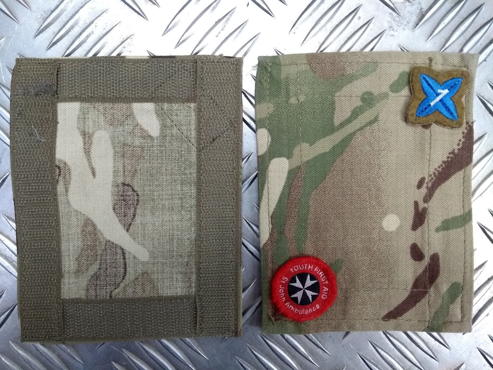 MTP Blanking Patches with St John Ambulance & 1 Star TRF Patch British