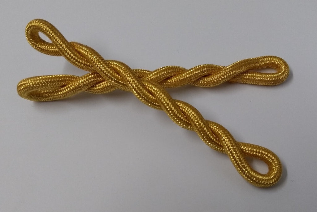 Shoulder Cords Issue 1/4" Cord 5 1/2" Long Single Twist Made In The UK