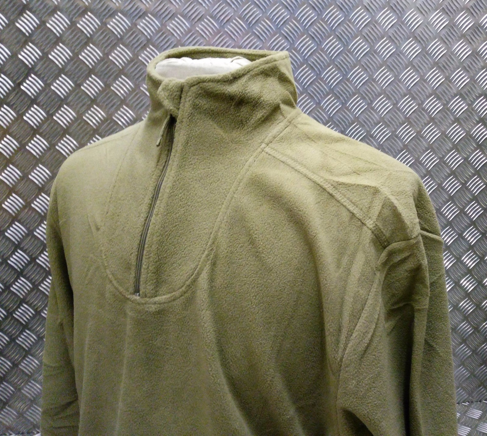 Army Fleece PCS British Light Olive Thermal Under Shirt / Fleece Asst Sizes Used