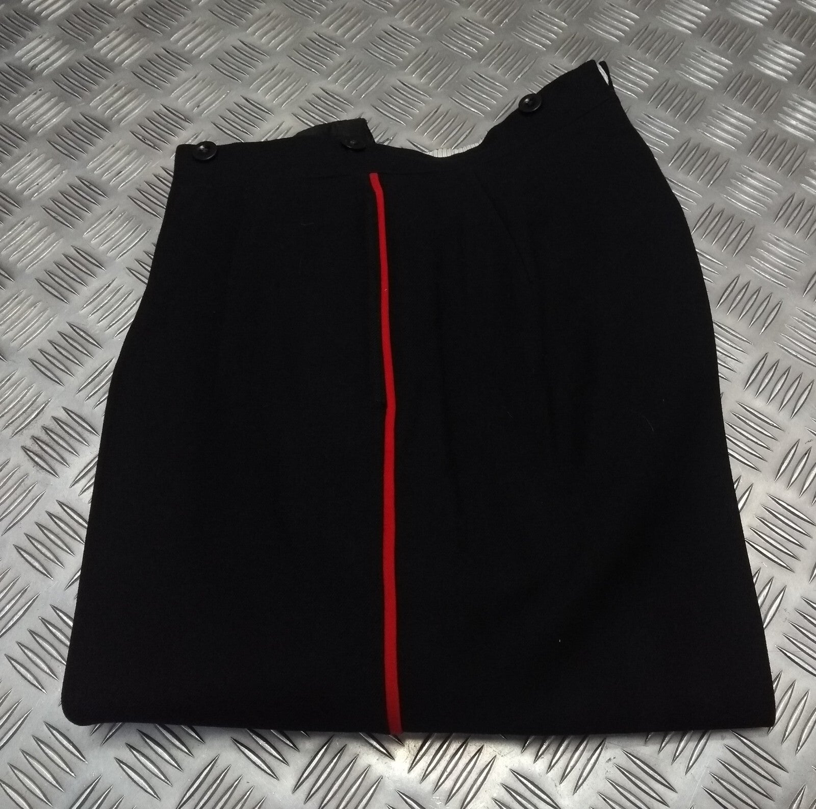 Vintage Mess Trousers Army Old Pattern Red Pipe Strip OFC Uniform Dress Issue