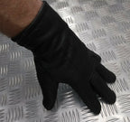 Military Style Black Leather Soft Thinsulate Lined 3 Dart Parade Gloves