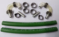 RAF Royal Air Force RFD Beaufort Jet Pilots Hose & Clip Set For Inflatable Foot Bladders Anti-G