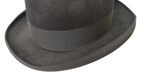 Black Homburg Churchill style Hat by Battesby (Diplomat) Size 58cm UK 7 1/4