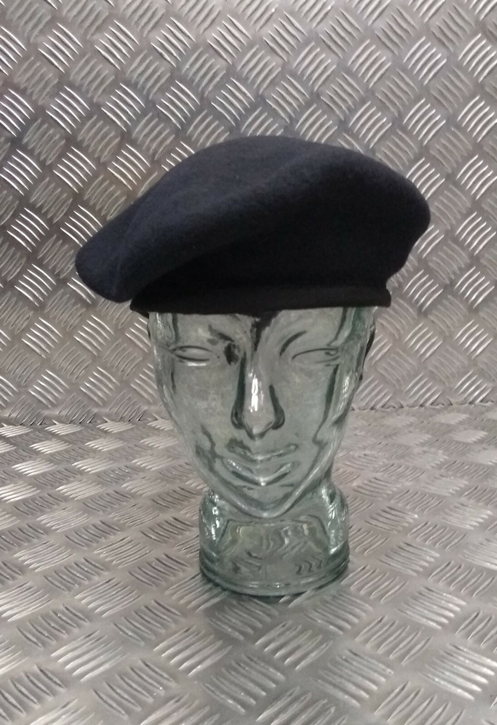 Dark Navy Blue Colour Lined 100% Wool Service Beret