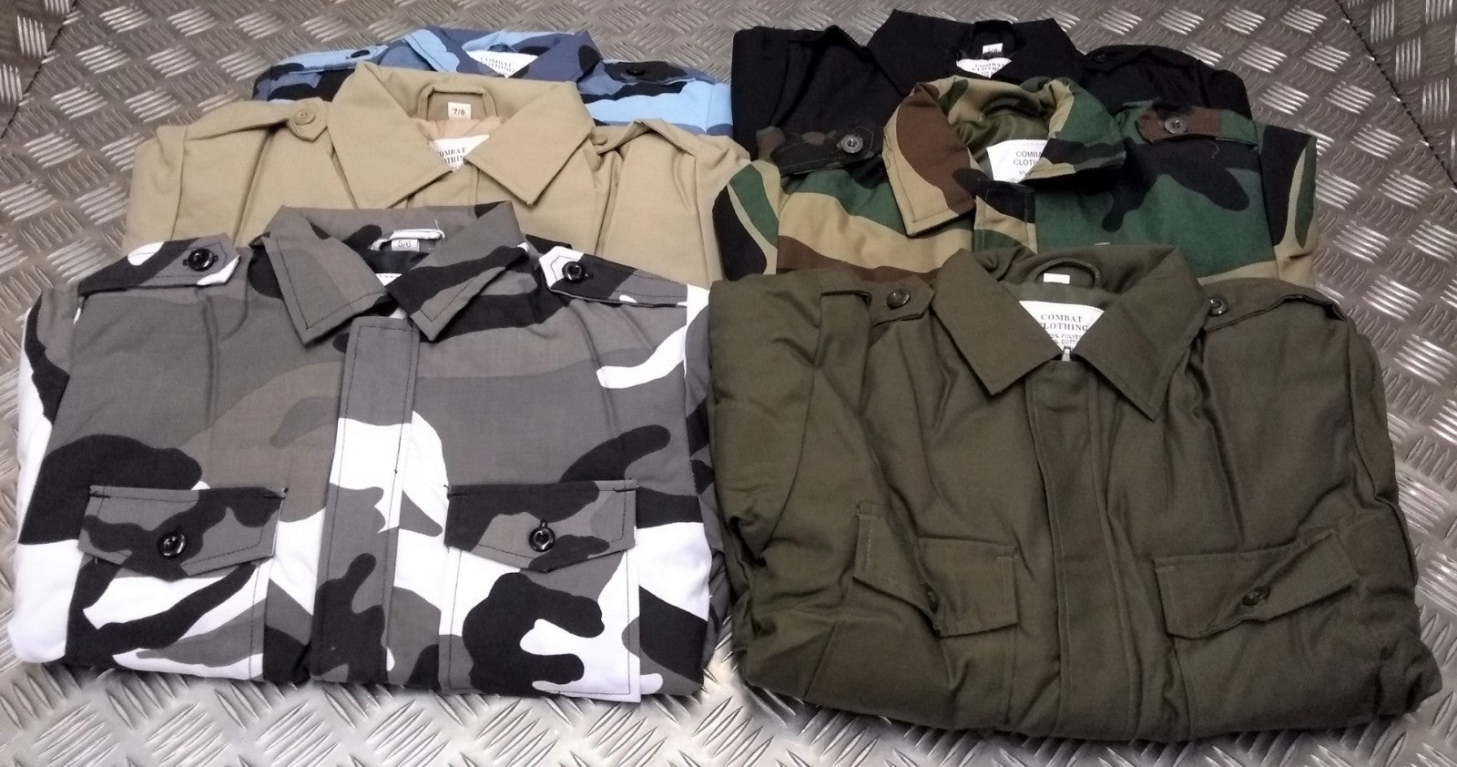 Kids Army Combat Action Military Style Children's Jacket Assorted Colours - NEW