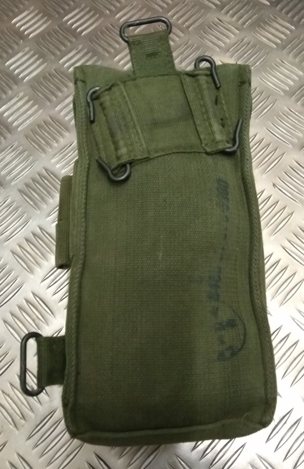 Genuine British Issue 58 Patt OD Green Falklands Type Ammo Pouch Left