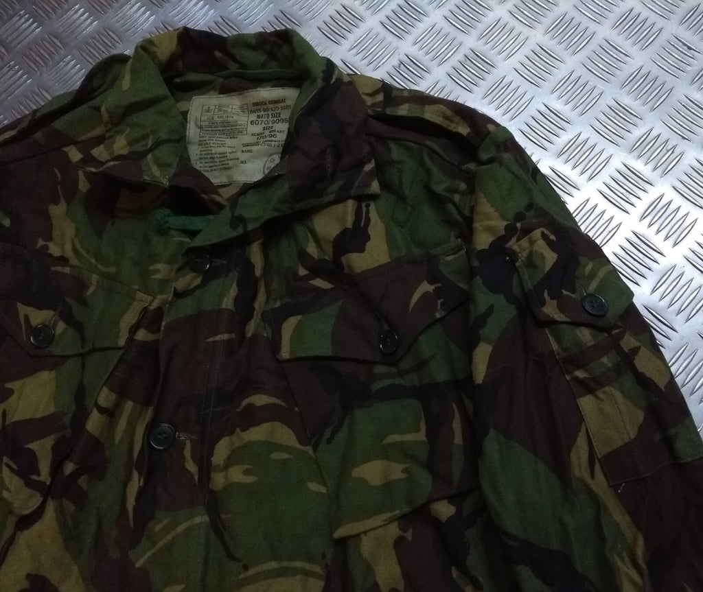 DPM Combat Jacket 1980s Pattern British Army Camo Smock Old Camouflage Design