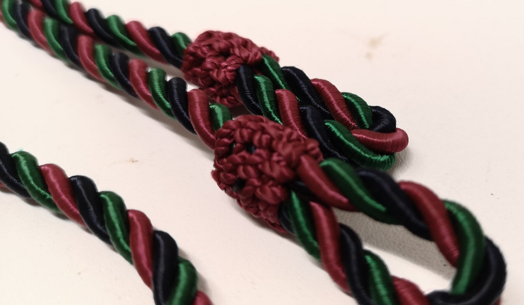 Twisted Multi Coloured Lanyards Set of 2