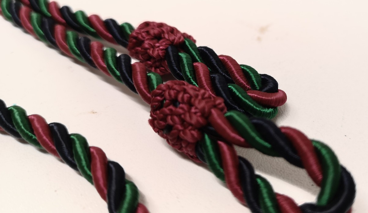 Twisted Multi Coloured Lanyards Set of 2
