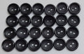 Ex Army Buttons Old Pattern British Made Deep Grey 2 Hole Size 11.3mm