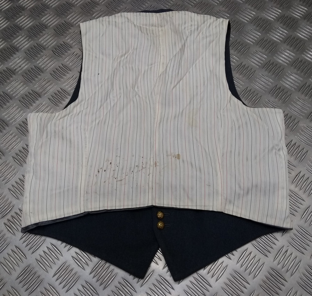 RAF Royal Air Force Vintage Mess Dress Waistcoat Airforce Blue Grey Colour with Marks