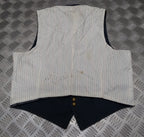 RAF Royal Air Force Vintage Mess Dress Waistcoat Airforce Blue Grey Colour with Marks