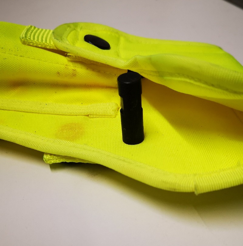 Hi Visibility Mehler Vario System Stun Gun Taser PT-515 Carrier Left Hand Draw