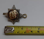 RDG Insignia British Army Collar Badges Vintage Two Small Royal Dragoon Guards