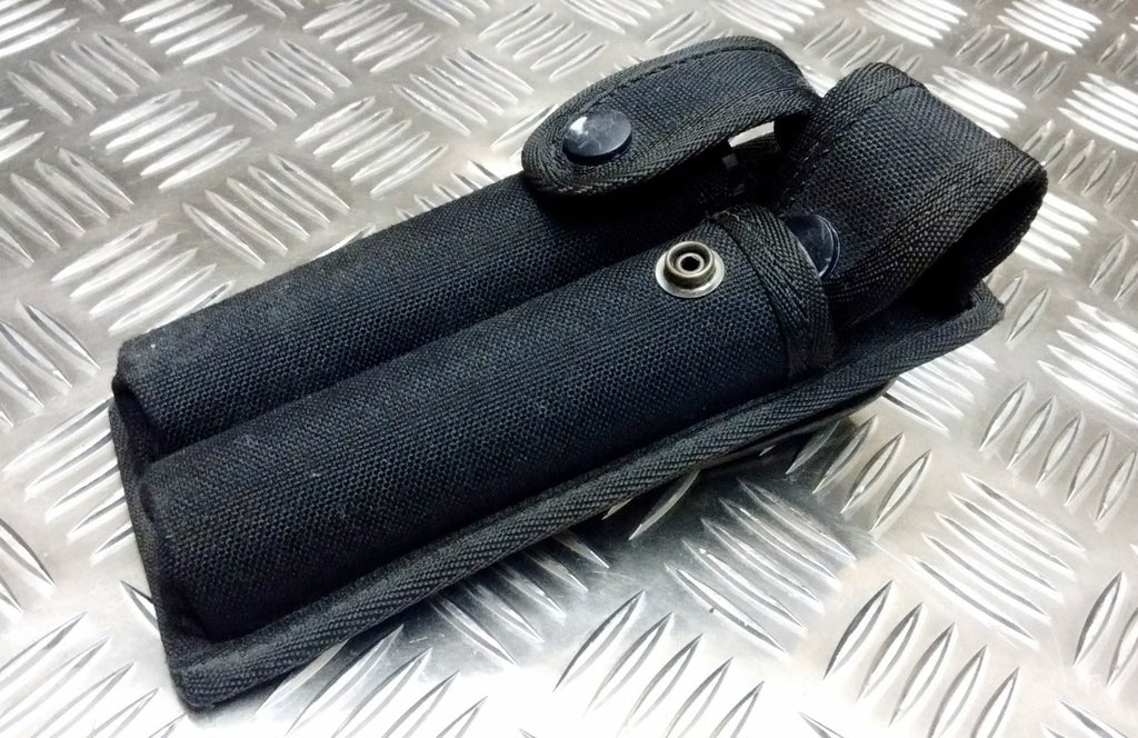 Security Detail Black Twin Holder Genuine British
