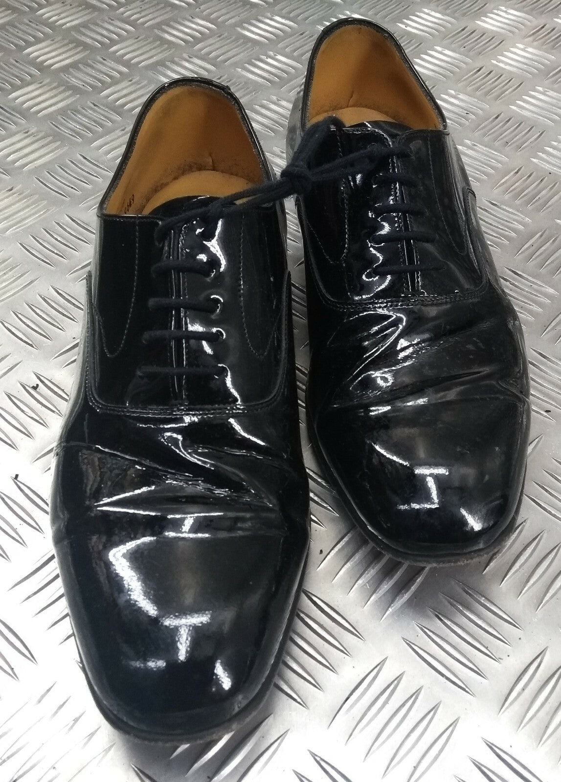 British Patent Leather Tri-Service Dress Shoes - All Sizes