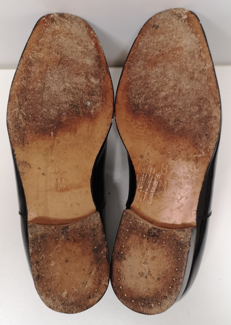 British Patent Leather Service Dress Shoe Size 8M