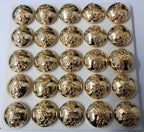 Genuine British Army The Life Guards Regiment Officers Dress Buttons 40L x25