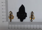 RAEC Hat / Cap Badge and Collar Badges Hand Embroidered Vintage R.A.E.C