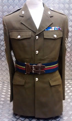RM Royal Marines Stable Belt British with Leather Buckle Pattern - All Sizes