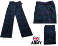 Black Watch Trews Scottish Tartan Trousers Old Pattern 75/72/88cm