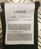 Dutch Army Socks (OD)- 80% wool (Super Wash)- BRAND NEW