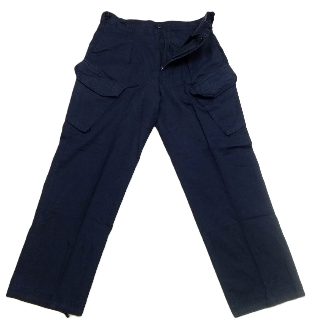 Navy Combat Trousers RN British Royal Naval Blue FR Fire Resistant Combats