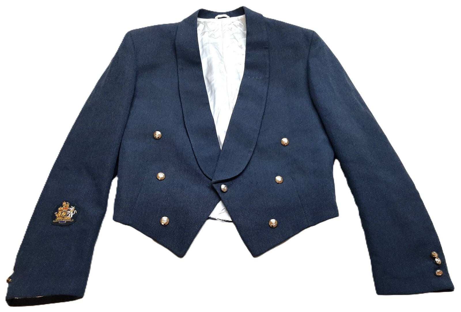 No5 Mess Jacket WO Badge RAF Royal Air Force Blue Grey Colour E.C Snaith