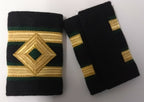 Genuine British Merchant Navy Electrical Tech OFC Gold Lace Slides ASPS431AA