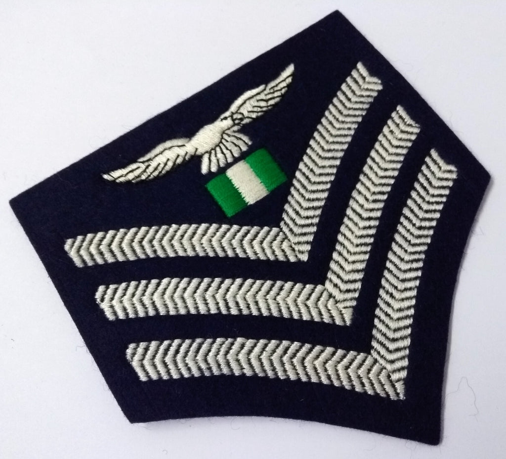 N.A.F Obsolete Chevrons 3 Bar Airforce Patch NEW old Stock