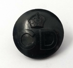Vintage British CD Civil Defense Kings Crown Bakelite Buttons