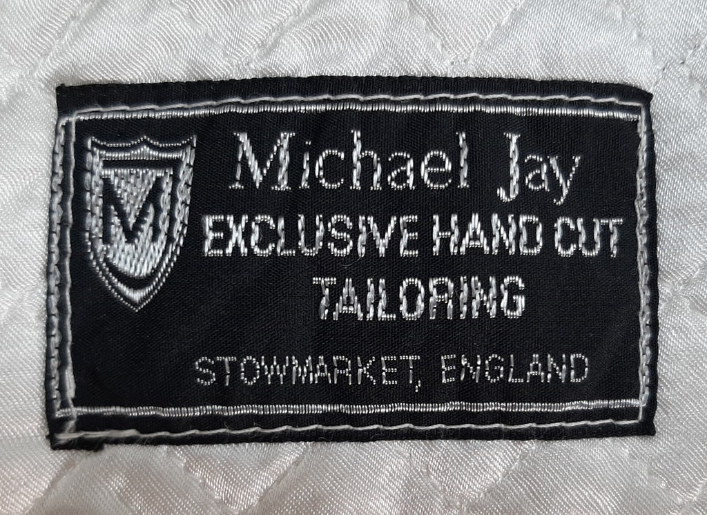 RAF Royal Air Force No5 Mess Jacket Airforce Blue Grey Colour Badges Present Fully Buttoned