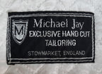 RAF Royal Air Force No5 Mess Jacket Airforce Blue Grey Colour Badges Present Fully Buttoned