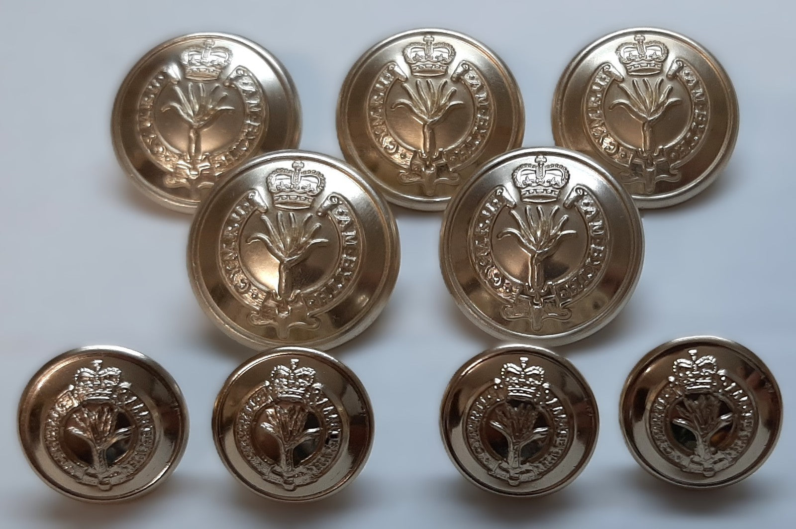 British Army Welsh Button Set No2 Dress FAD Jacket Welsh Leak