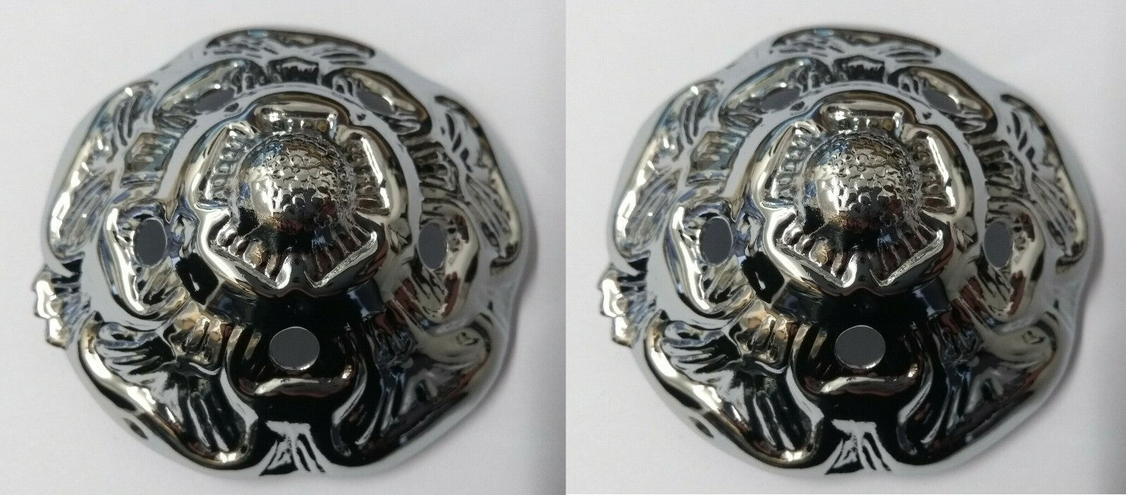 Helmet Rose Top Ornamental Decoration X 2 - NEW