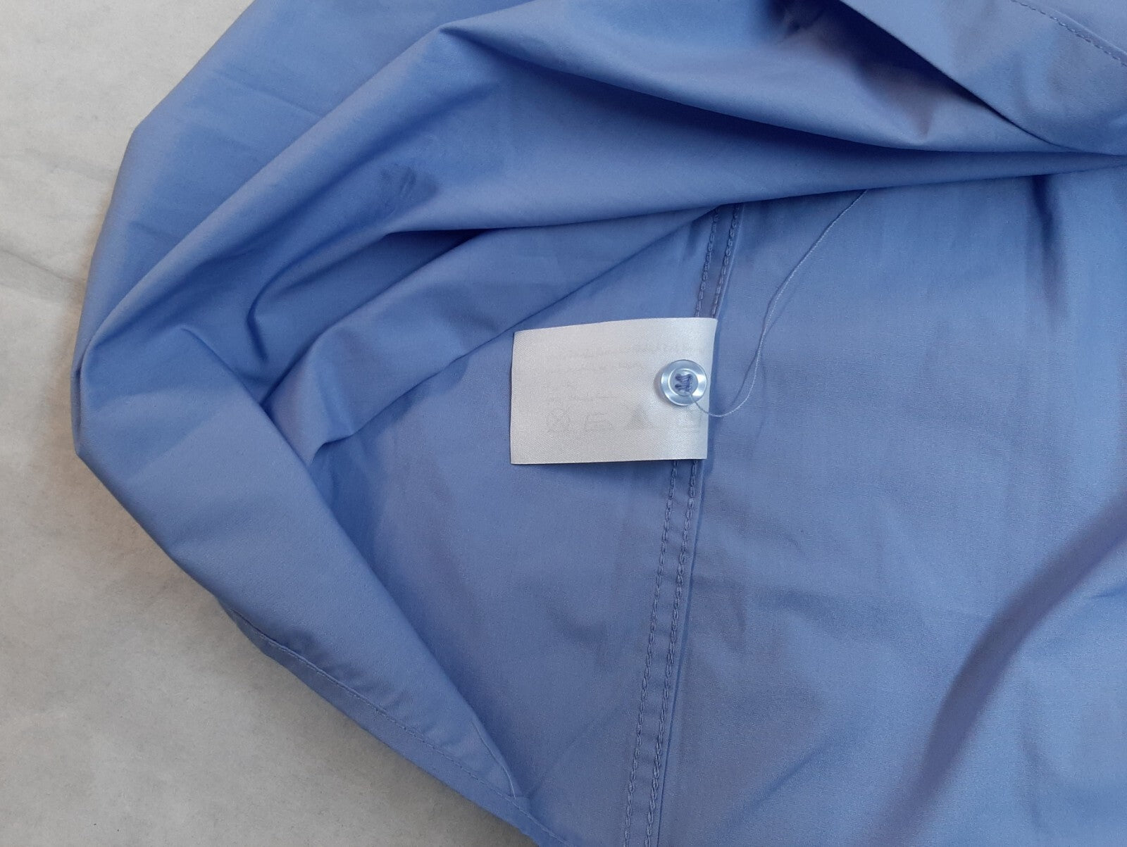 RAF Royal Air Force Airforce Blue Shirt Long Sleeve Kempton Manufactures Pre Production Sample 17.5"