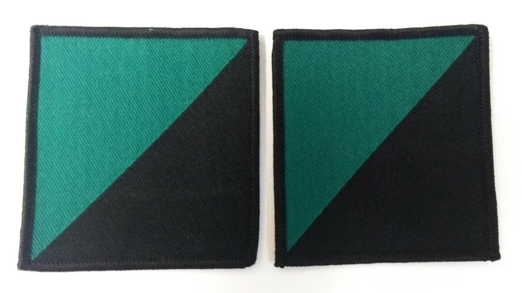 Genuine British Army Royal Irish Regiment Drop Zone TRF Sew On Patch 1 Pair