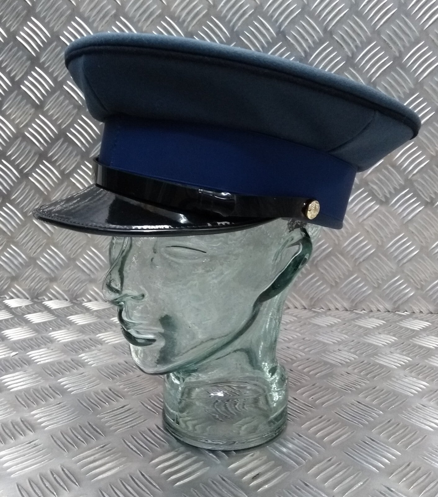 RAF Royal Air Force Dress Hat Visor Cap "UMOJA" Buttons & Strap