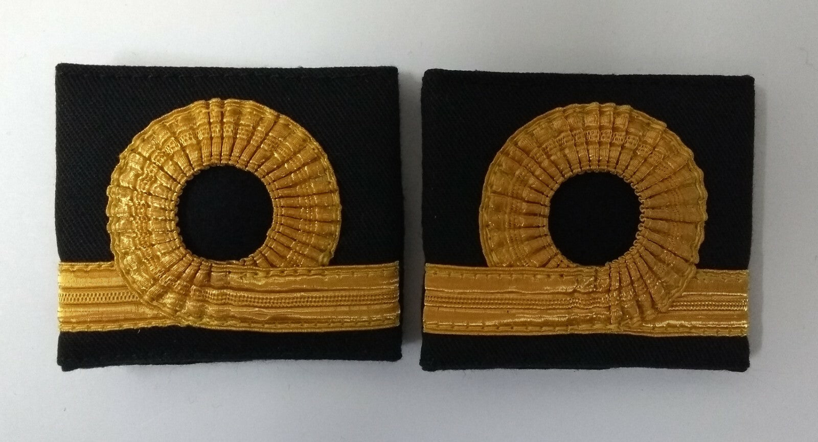 Genuine British Issue Royal Navy Sub Lieutenant Gold Lace Rank Slides RN SBLT 4