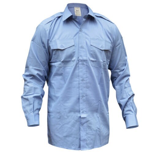 RAF Royal Air Force Shirt Blue Long Sleeve or Short Sleeve Various Sizes Available GD2