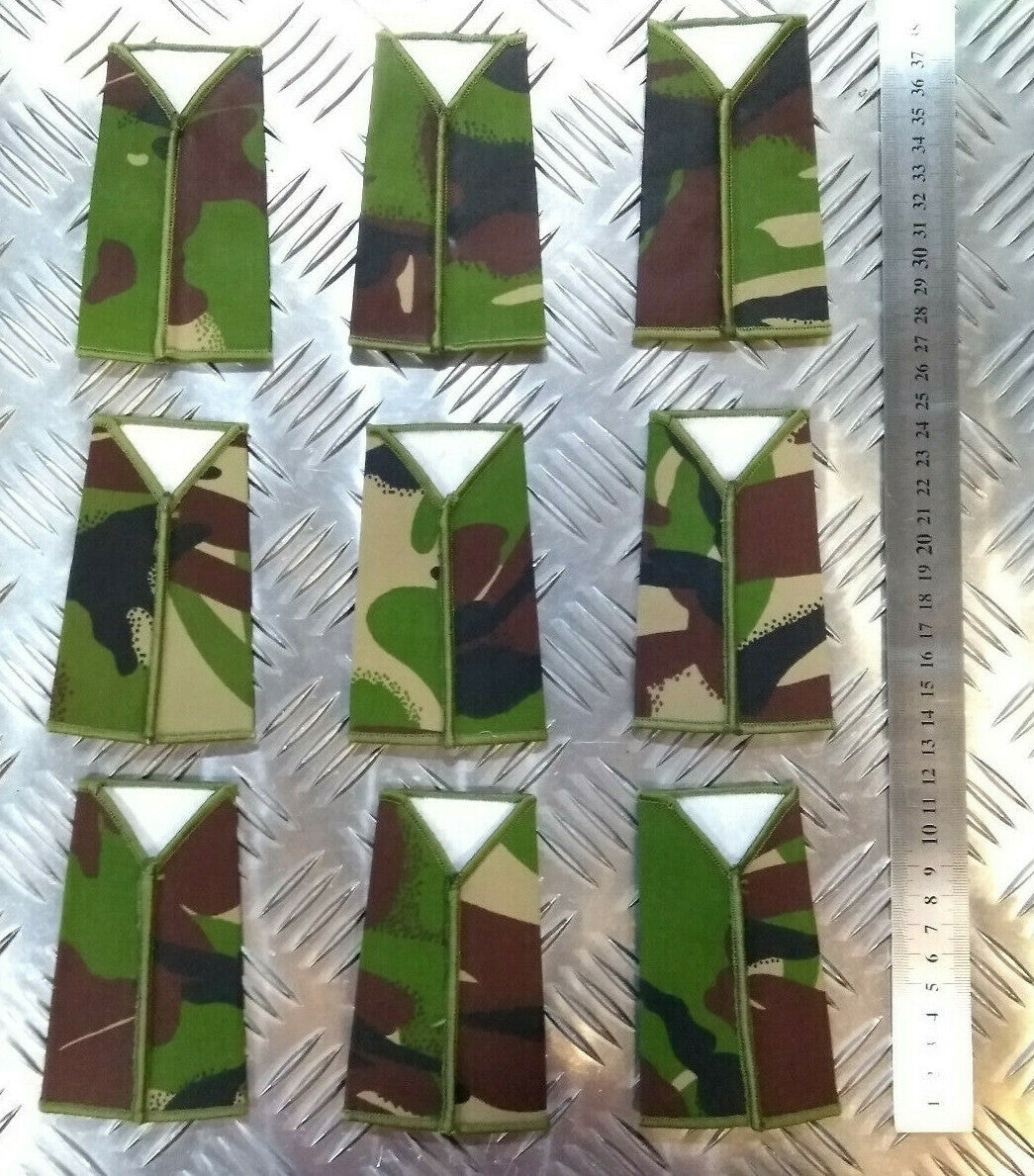 Genuine British Army Woodland DPM Camo RHA Royal Horse Artillery Rank Slides NEW