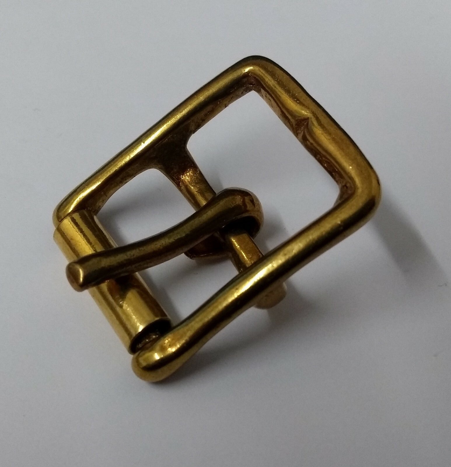 Genuine British Army Horse Guards & H Cav Brass 7/8" Bridle Roll Buckle