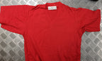 German made 100% Cotton Red, Blue, Yellow Short Sleeve V-neck T-shirt