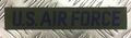 Genuine Vintage USAF US Air Force Breast / Chest Device Patch Insignia Strip x 2
