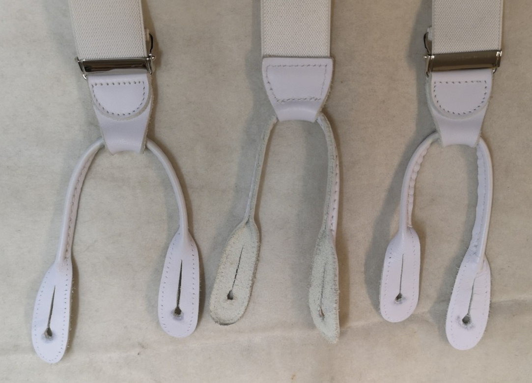 Various Clip-On / Button Elastic Braces / Suspenders Adjustable