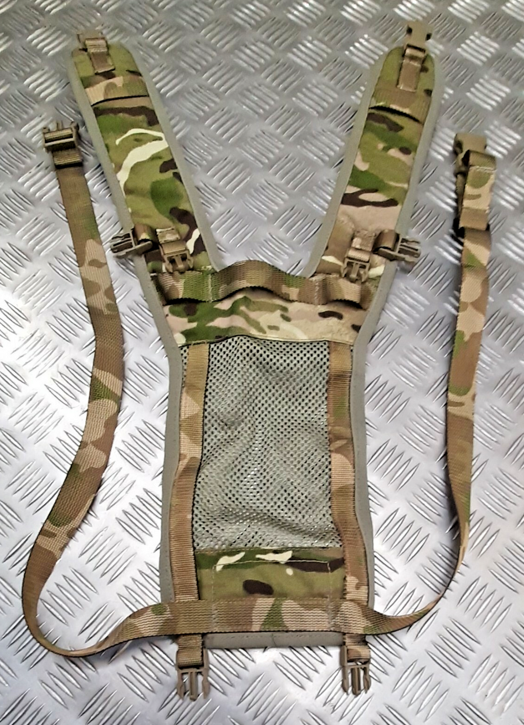 British MTP Rucksack Yoke Pouch Side IRR MultiCam Pattern Genuine